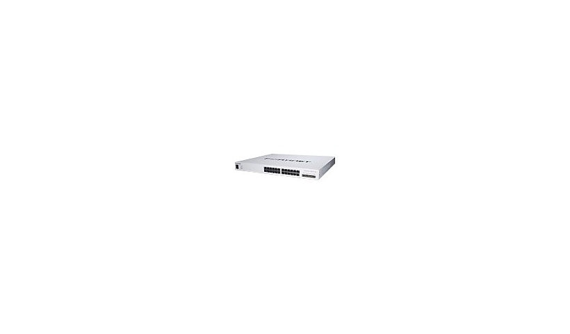 Fortinet FortiSwitch FS-424E-FPOE 24-Port Gigabit PoE L3 Switch, 4x 10G