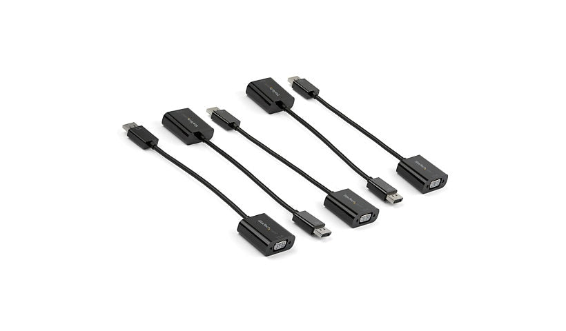 StarTech.com DisplayPort to VGA Active Adapter, 5-Pack, 1080p, DP M to VGA F