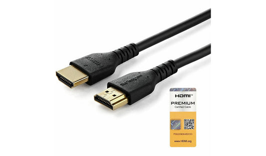 StarTech.com RHDMM2MP Slim HDMI 2.0 Cable with Ethernet 6 ft Lifetime Warranty