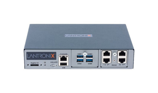 Lantronix EMG8500 Edge Management Gateway LTE Console Server 4x RS-232 1U