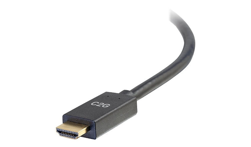 C2G 6 ft DP 1.2a to HDMI 1.4b Passive Adapter Cable, 4K 30Hz, Male/Male