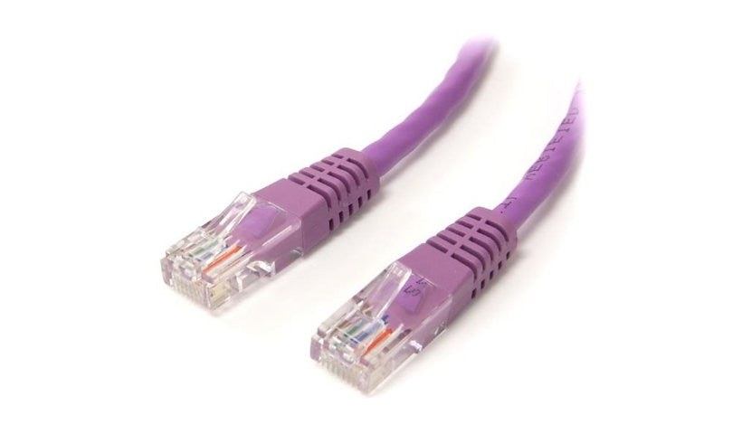 StarTech.com M45PATCH6PL Cat5e Molded UTP Ethernet Patch Cable 6 ft Purple