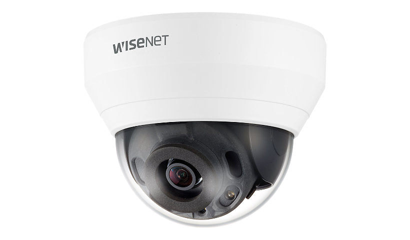 Hanwha Vision Wisenet Q QND-6022R 2MP Dome Camera 4mm IR 66 ft Mic White