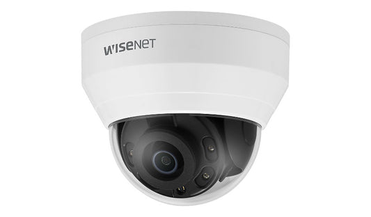 Hanwha Vision Wisenet Q QND-8010R 5MP Dome Camera 2.8mm IR 66 ft PoE