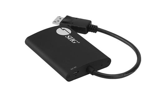 SIIG 1x2 DisplayPort 1.2 to Dual DisplayPort MST Splitter, 4K, TAA