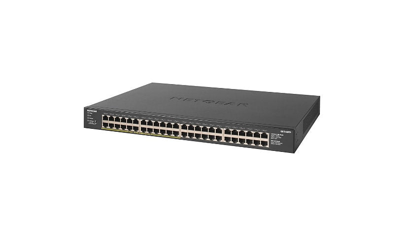 Netgear GS348PP 48-Port Gigabit Unmanaged Switch, 24x PoE+, 380W