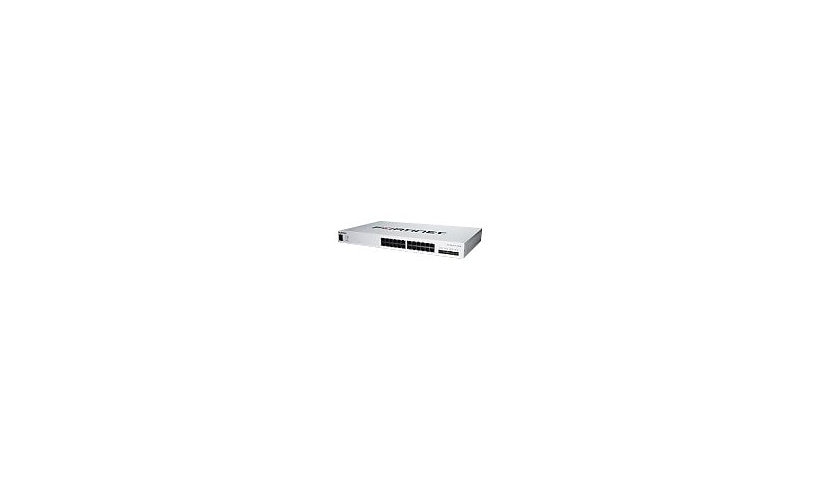 Fortinet FortiSwitch FS-424E 24-Port Gigabit L3 Switch, 4x 10G SFP+, Dual PSU