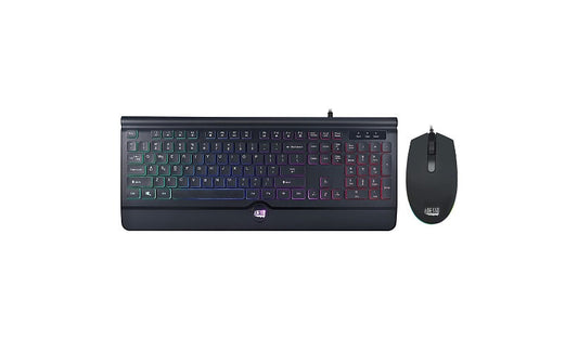 Adesso EasyTouch 137CB Illuminated Gaming Keyboard and Mouse Wired USB 2 Year