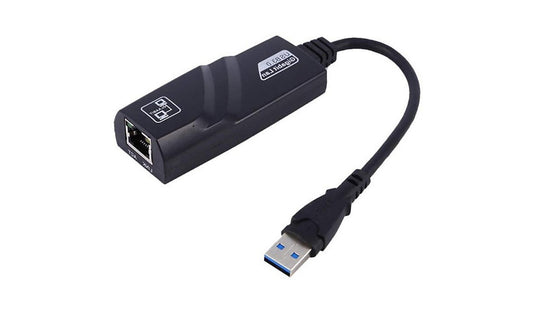 4XEM 4XUSB3GIGNET USB 3.0 Gigabit Ethernet NIC, 10 in Cable, White