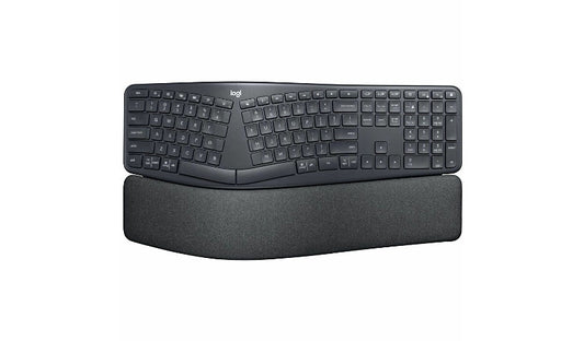 Logitech ERGO K860 Split Ergonomic Wireless Keyboard Graphite 920-009166 1 Year