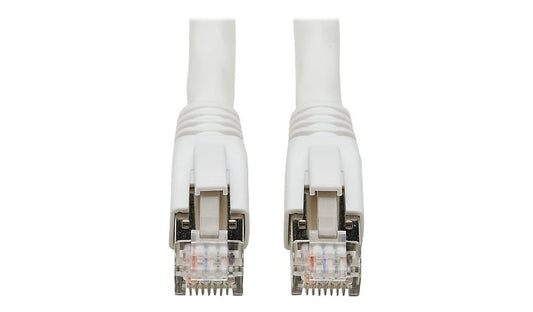 Tripp Lite N272-006-WH Cat8 25G/40G S/FTP Snagless Patch Cable 6 ft PoE White