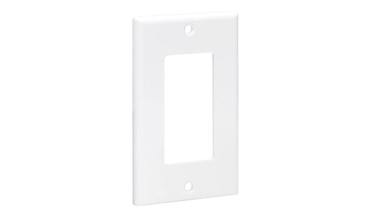 Eaton Tripp Lite Single-Gang Decora Style Faceplate, Vertical, White, N042D-100-WH