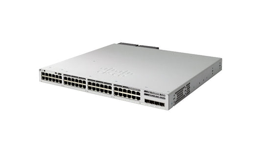 Cisco Catalyst 9300L C9300L-48P-4X-E 48-Port PoE+ Switch, 4x 10G SFP+, 505W