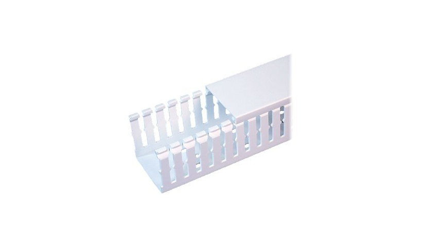 Panduit F3X4WH6 Panduct Type F Narrow Slot Wiring Duct 6 ft 3 x 4 in 6 Pack