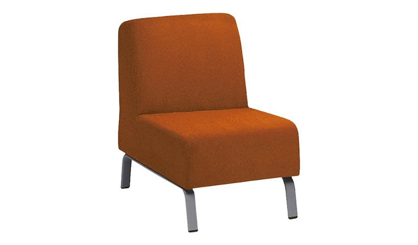 Spectrum MOTIV Lounge Chair, Recycled Polyester, Gray, 38279-GY
