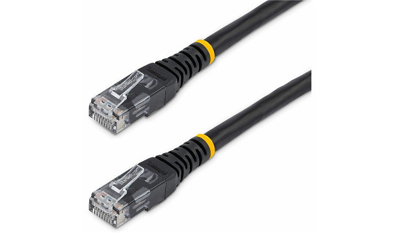 StarTech.com C6PATCH6BK10PK Cat6 Molded Patch Cable 10-Pack 6 ft ETL Verified