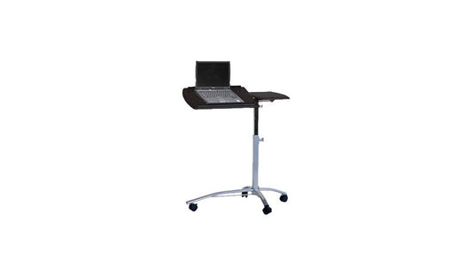 Mayline Tilting Laptop Cart, Adjustable 27-38in, Anthracite, 950ANT