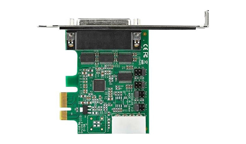 StarTech.com PEX4S953 4-Port PCI Express RS232 Serial Adapter Card DB9 TAA