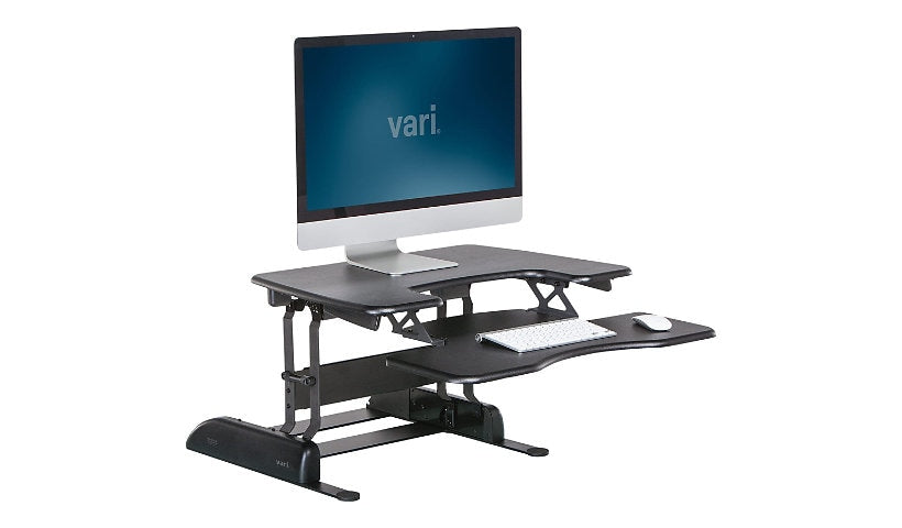 VARIDESK Pro Plus 30 Sit-Stand Desktop Riser, Black, 49357