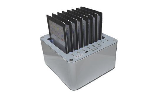 Datamation UniDock-8-T Docking Station for 8 iPads/Tablets, Lightning