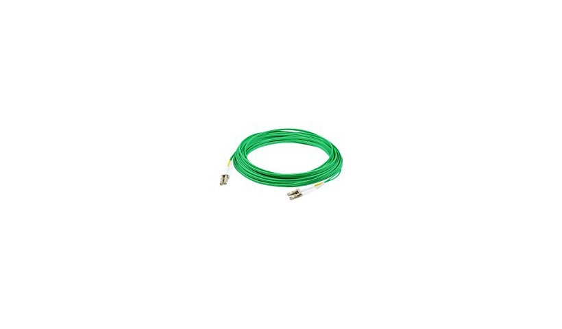 Proline PRO-LC-LC-2M9SMF-GN 2m (6.6ft) LC to LC OS2 Single Mode Duplex Fiber Patch Cable, 9/125, OFNR Riser, Green
