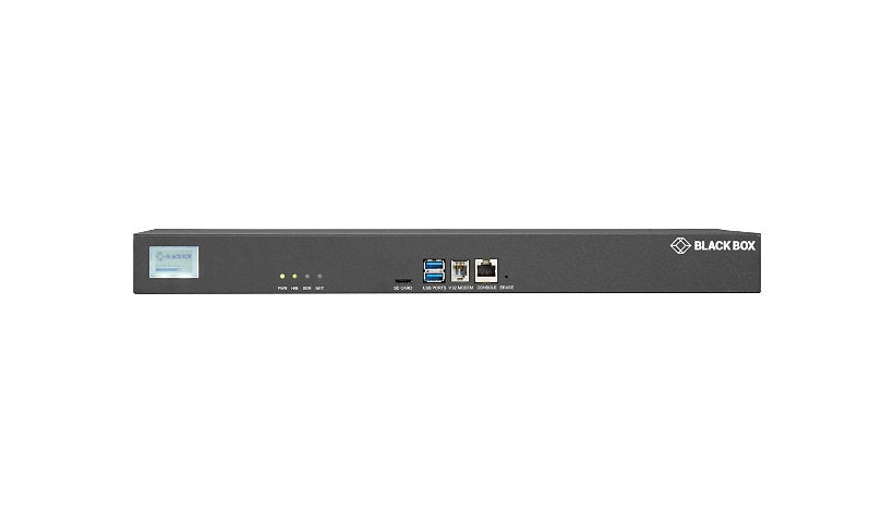 Black Box LES1716A-R2 16 Port Secure Console Server, Dual Ethernet, Modem, 1U