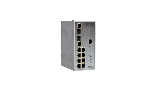 ComNet CNGE2FE8MSPOE+ Industrial 8-Port Fast Ethernet PoE+ Switch, 2x SFP