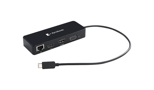 Dynabook PS0001UA1PRP Dynadock USB-C Dock VGA HDMI Gigabit
