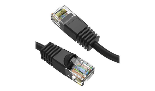 Axiom C6MB-K15-AX Cat6 550 MHz Snagless Patch Cable 15 ft Molded UTP