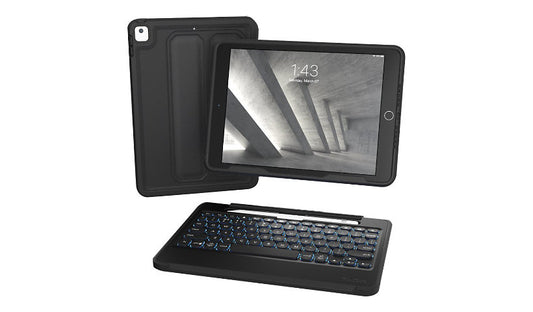 ZAGG Rugged Book Backlit Keyboard Folio for iPad 10.2 7th 8th 9th Gen 103104613