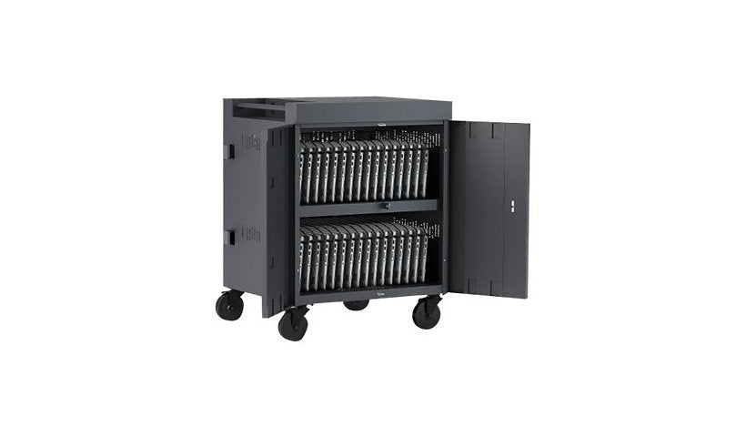 Bretford Cube Mini AC Charging Cart, 20 Devices, Arctic White, TVCM20PAC-AW