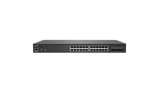 SonicWall Switch SWS14-24FPOE 02-SSC-2468 24-Port PoE Switch, 4x SFP+, 410W