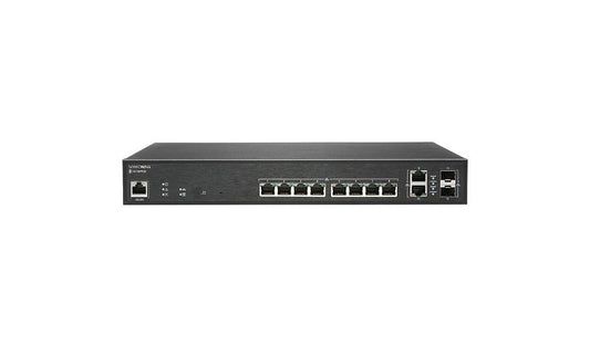 SonicWall SWS12-10FPOE 02-SSC-2464 10-Port Gigabit PoE Switch, 2x SFP, 130W