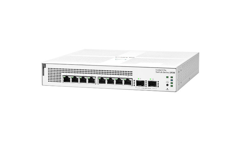 HPE Instant On 1930 JL681A 8G Class 4 PoE 2SFP 124W Managed Switch