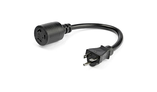 StarTech.com PAC520PLR1 NEMA L5-20R to NEMA 5-20P Adapter Cord 1 ft 20A 125V