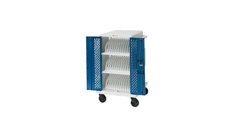 Bretford Core M Cart with Rear Doors and Timer, 36 Devices, CORE36MS-CTCK