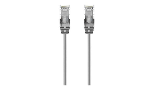 Belkin CE001B03-S Cat6 Slim Snagless UTP Ethernet Patch Cable 3 ft Gray