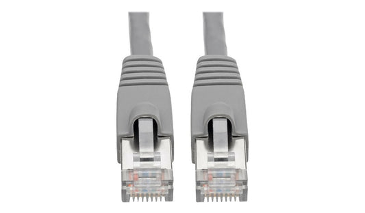 Tripp Lite N262-006-GY Cat6a 10G Shielded Snagless Patch Cable 6 ft PoE Gray