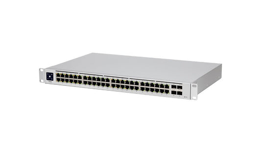Ubiquiti UniFi USW-48-POE 48-Port Gigabit Managed Switch, 32 PoE+, 4 SFP