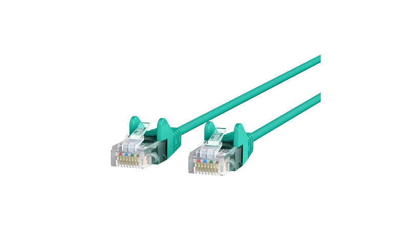 Belkin CE001B03-GRN-S Cat6 Slim Snagless UTP Ethernet Patch Cable 3 ft Green