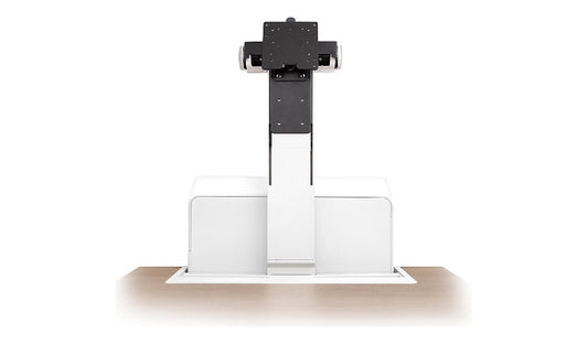 Ergotron WorkFit Elevate Single LD Monitor Kit, Snow White, 98-448-030