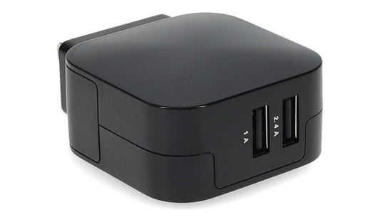 Proline Dual USB 5V 3.4A Wall Charger Black USAC22USB5V34A-PRO 3 Year