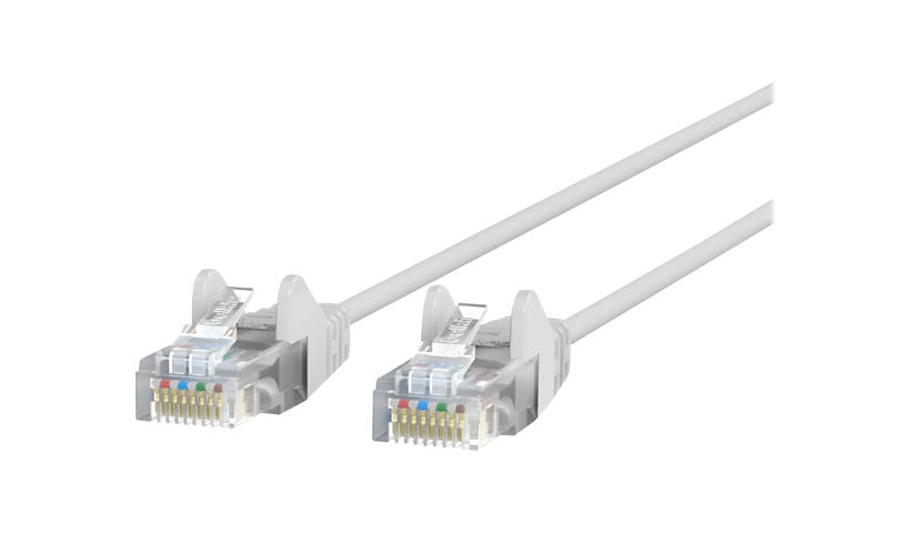 Belkin CE001B15-WHT-S Cat6 Slim Snagless UTP Ethernet Patch Cable 15 ft White