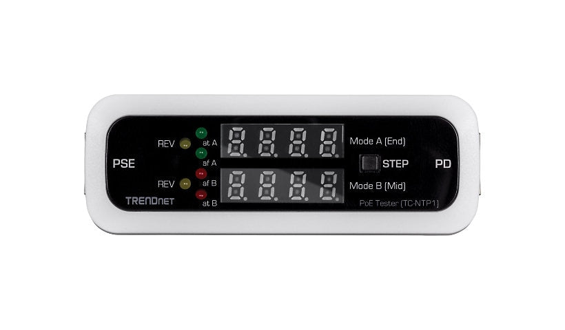TRENDnet TC-NTP1 Inline PoE Tester, 4PPoE, PoE+, Passive PoE, TAA