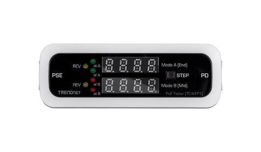 TRENDnet TC-NTP1 Inline PoE Tester, 4PPoE, PoE+, Passive PoE, TAA