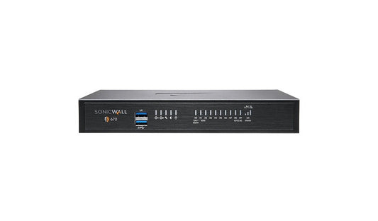SonicWall TZ670 02-SSC-2837 Firewall, 10GbE Ports, SFP+, Gen 7