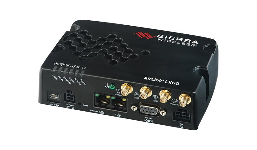 Sierra Wireless AirLink LX60 Cellular Router Wi-Fi 5 RS-232 RS-485 1104572