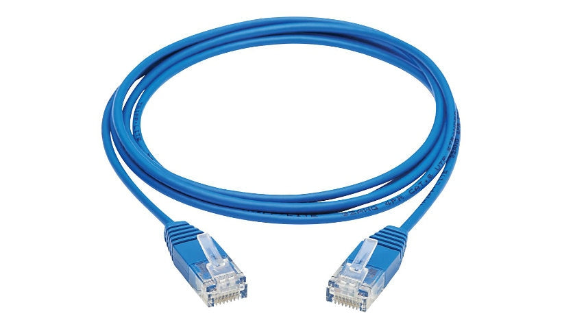 Tripp Lite N200-UR05-BL Cat6 Ultra-Slim Molded UTP Patch Cable 5 ft 32 AWG Blue
