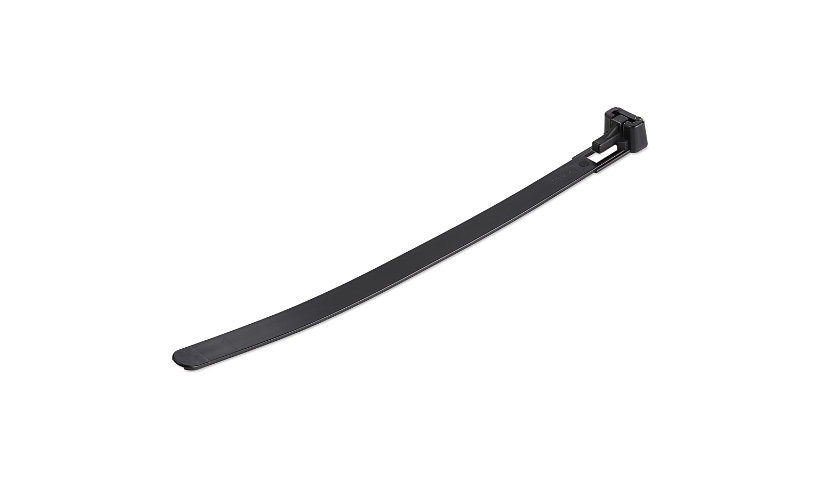 StarTech.com CBMZTRB6BK 6 in Reusable Cable Ties 1-3/8 in Bundle Diameter 2 Year