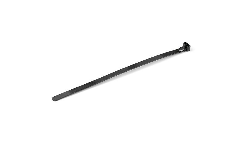 StarTech.com CBMZTRB8BK 8 in Reusable Cable Ties 1-7/8 in Bundle Diameter 2 Year